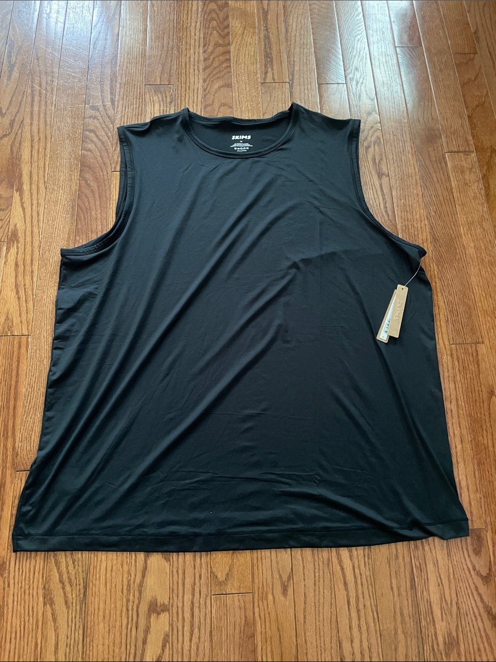 SKIMS Outdoor Jersey Relaxed Muscle Tank Onyx Men’s Sz XL NWT